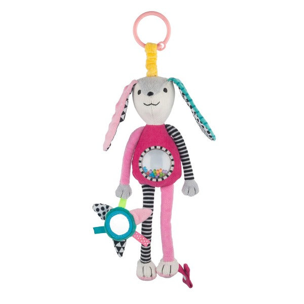 Canpol Babies Jucarie Plus Cu Sunatoare Si Oglinda Long Ears, Pt Carucior/Patut,